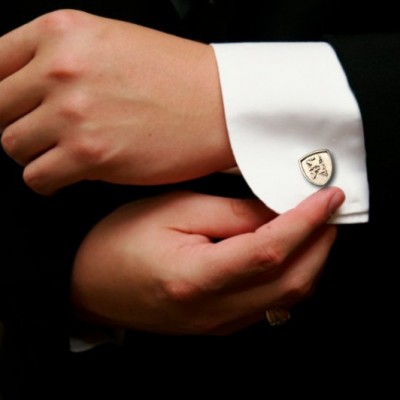 925 Zilveren manchetknopen met leeuw €125,-