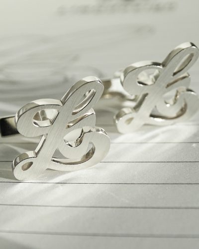 zilveren manchetknopen goudsmid utrecht monogram laten maken lingdesign